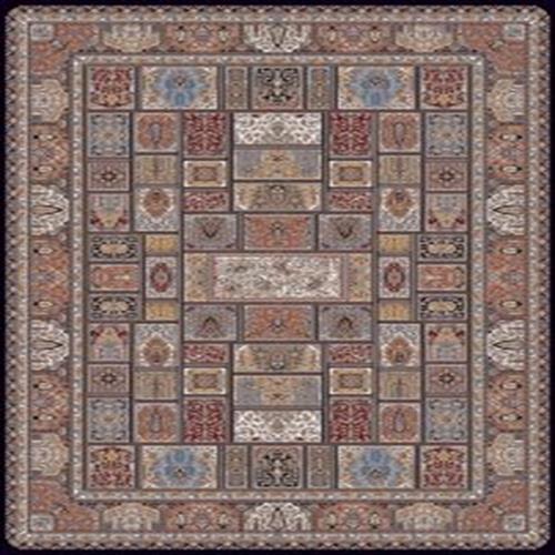 فرش ماشینی خشتی 700 شانه ابریشم شمال