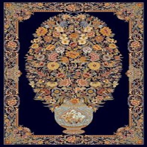 فرش ماشینی گل   1000 شانه ابریشم شمال